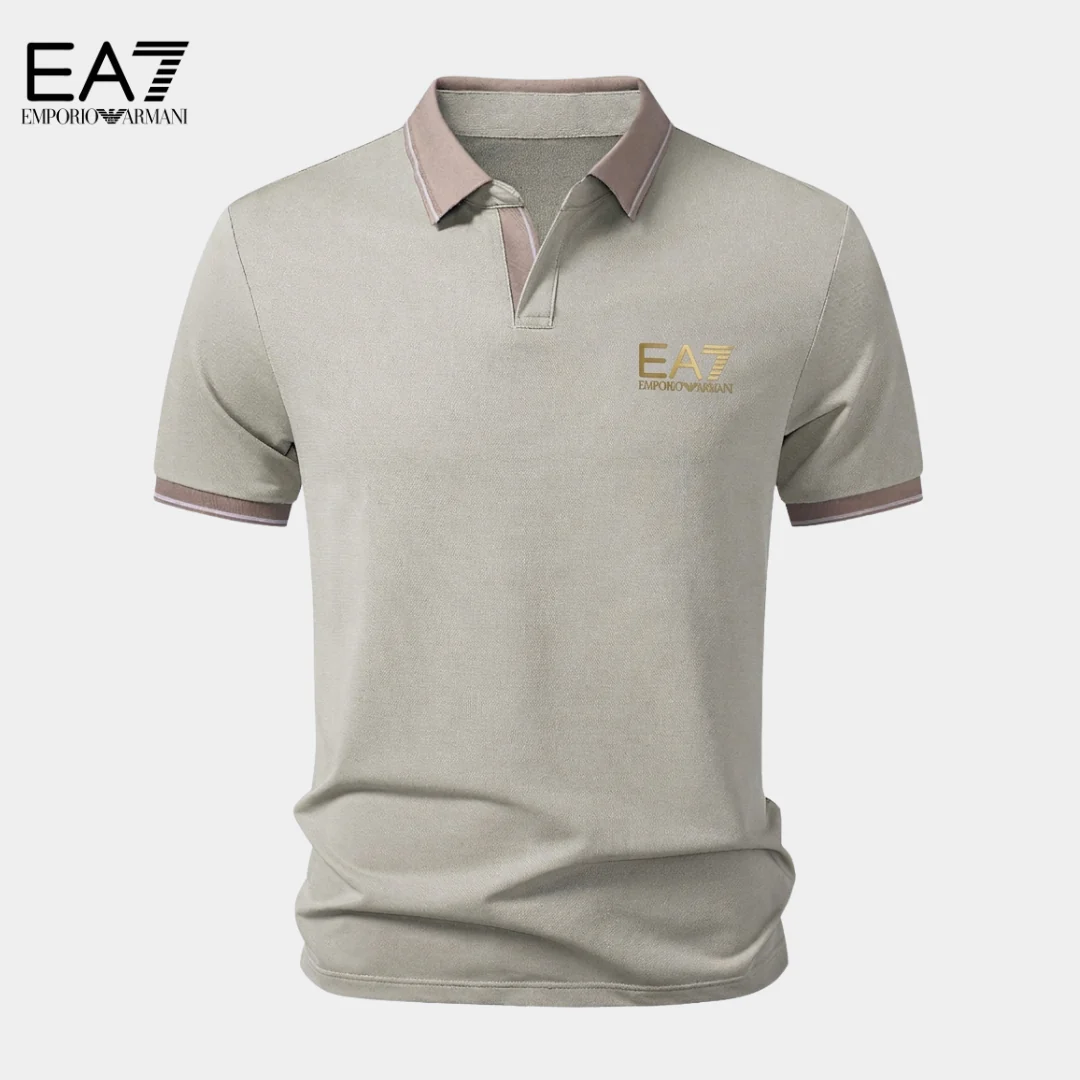 Polo premium à contraste pour homme