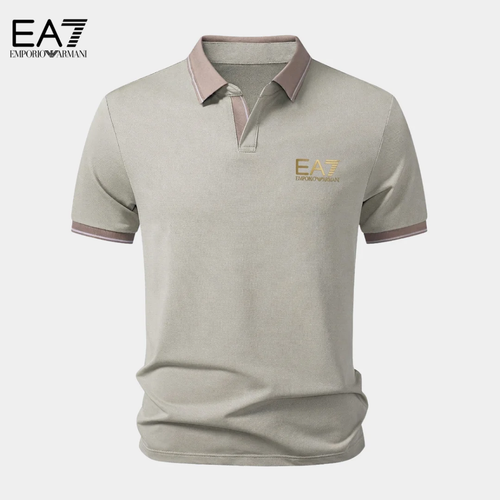 Polo premium à contraste pour homme