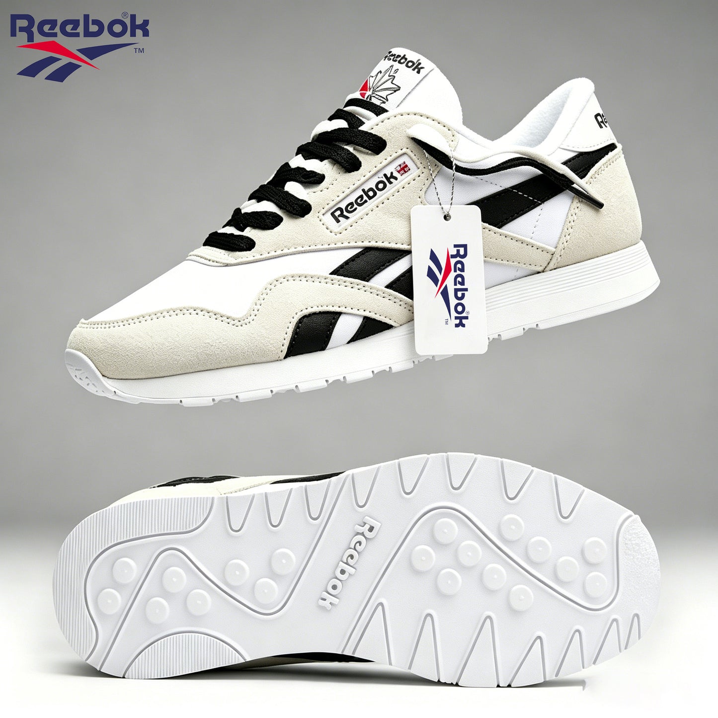 Collection 2026 de nouvelles baskets et chaussures de plein air Reebok pour homme, motif camouflage