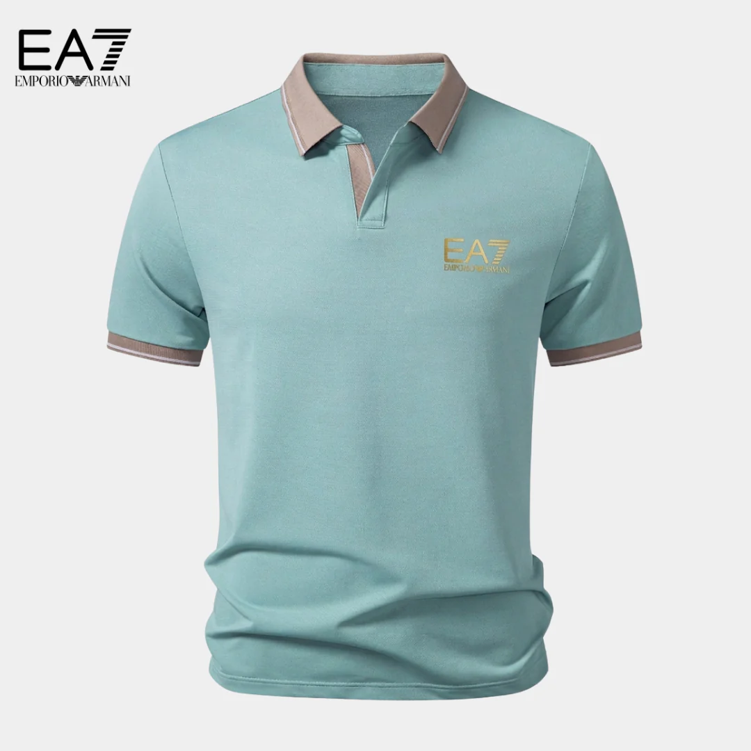 Polo premium à contraste pour homme