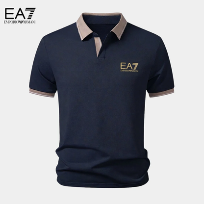 Polo premium à contraste pour homme