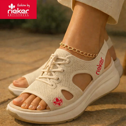 RIEKER Riemchensandalen für Damen, für einen lässigen Look