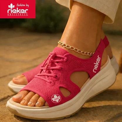 RIEKER Riemchensandalen für Damen, für einen lässigen Look