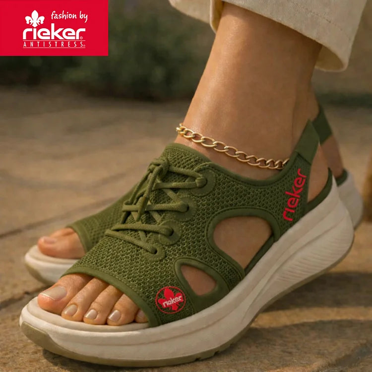RIEKER Riemchensandalen für Damen, für einen lässigen Look