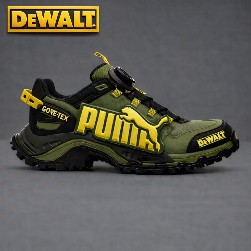 Die wasserdichten und atmungsaktiven Arbeits- und Wanderstiefel für Herren von PUMA® und DEWALT eignen sich ideal für die Arbeit und Outdoor-Aktivitäten.