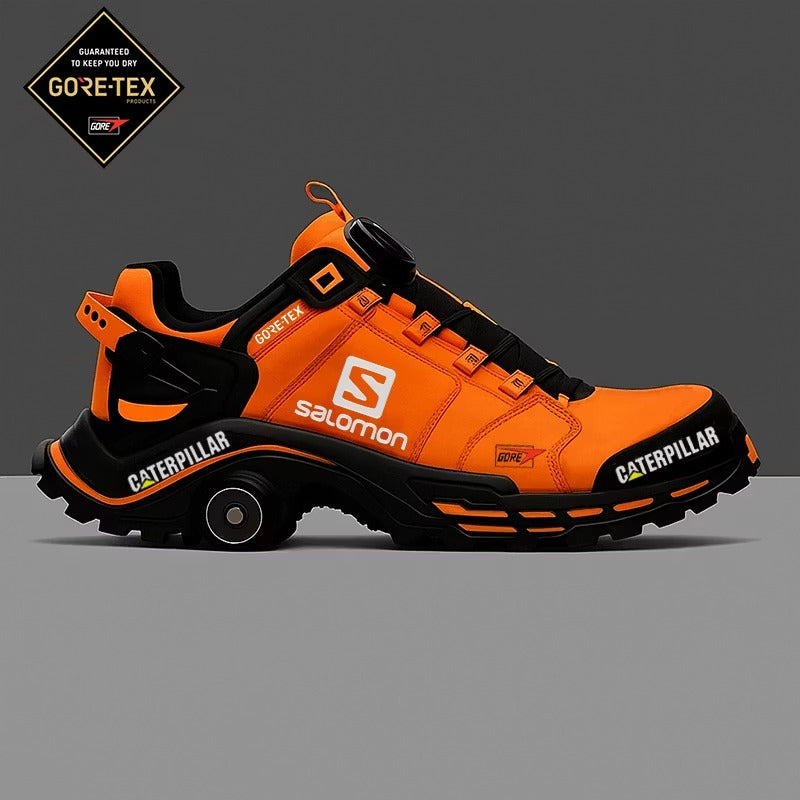 Chaussures de travail et de randonnée imperméables et respirantes pour homme des marques Salomon® et CAT