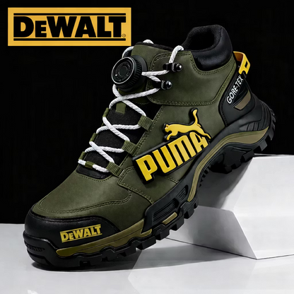 Die wasserdichten und atmungsaktiven Arbeits- und Wanderstiefel für Herren von PUMA® und DEWALT eignen sich ideal für die Arbeit und Outdoor-Aktivitäten.